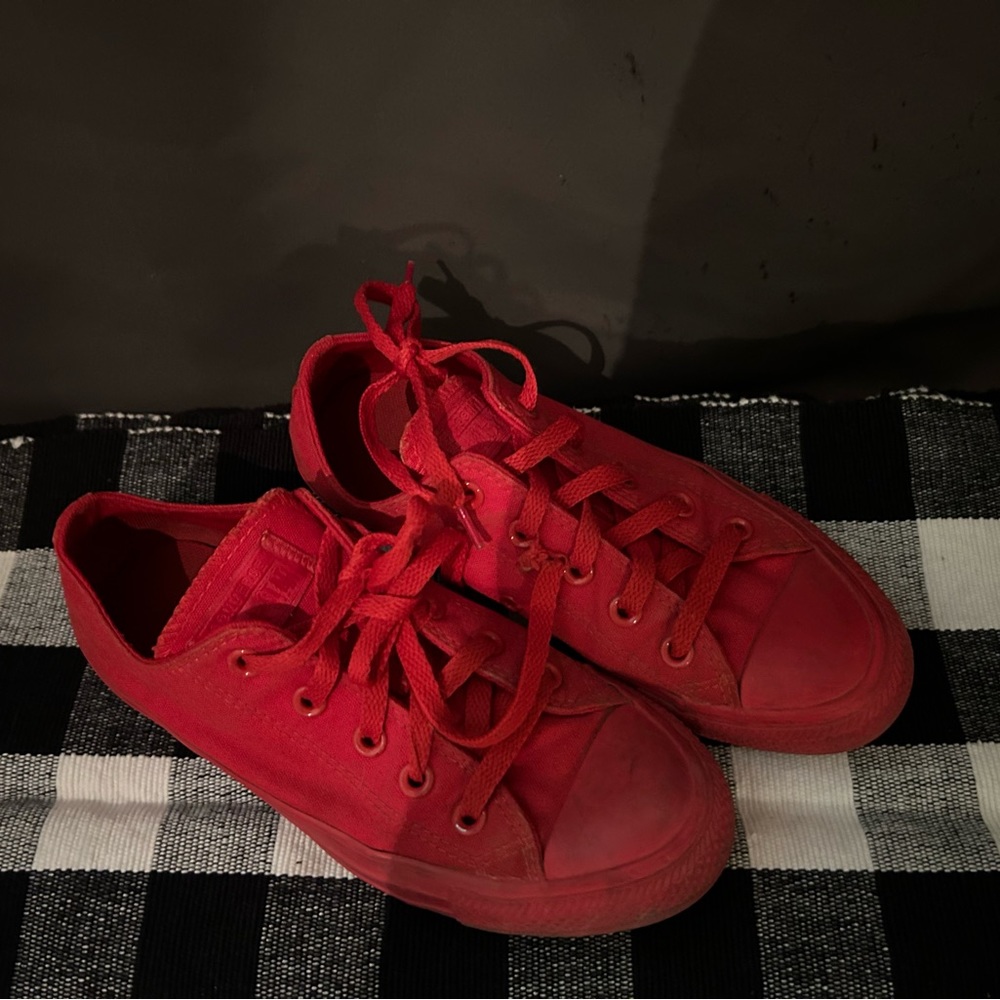 Red Converse All Stars